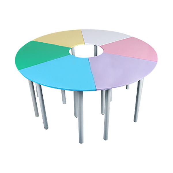 团体活动桌椅-6色(图1)