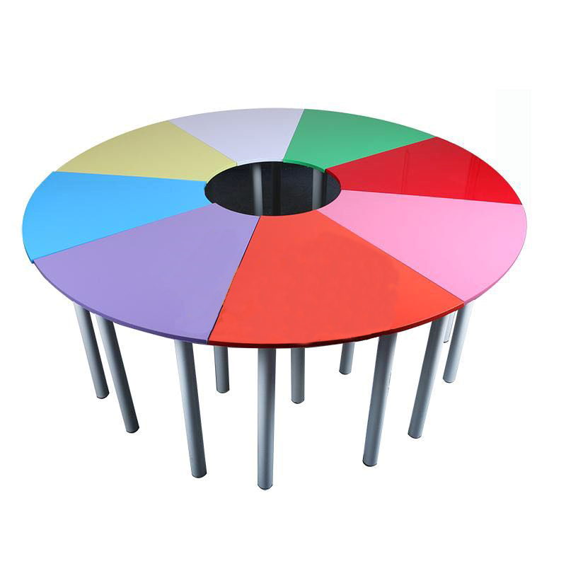 团体活动桌椅-8色(图1)