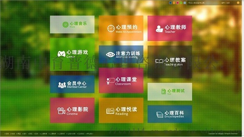 心理测评系统功能模块(图1) 心理测评系统功能模块